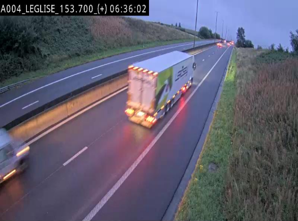 <h2>Webcam autoroute E411 à hauteur de Léglise, en direction de Luxembourg</h2>