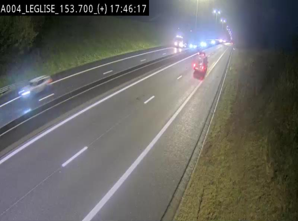 Webcam autoroute E411 à hauteur de Léglise, en direction de Luxembourg