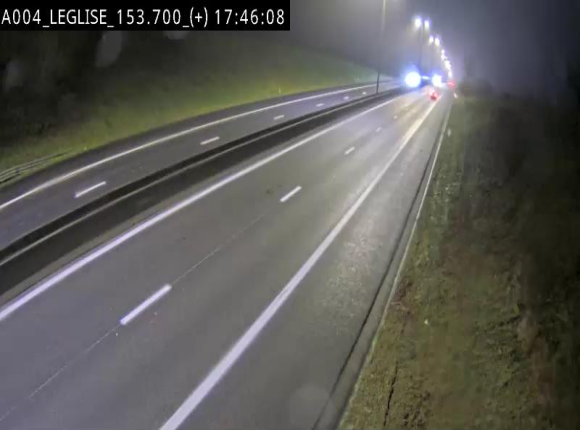 <h2>Webcam autoroute E411 à hauteur de Léglise, en direction de Luxembourg</h2>