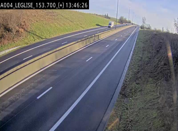 <h2>Webcam autoroute E411 à hauteur de Léglise, en direction de Luxembourg</h2>