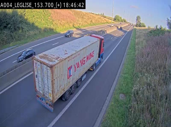 <h2>Webcam autoroute E411 à hauteur de Léglise, en direction de Luxembourg</h2>