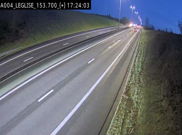 <h2>Webcam autoroute E411 à hauteur de Léglise, en direction de Luxembourg</h2>