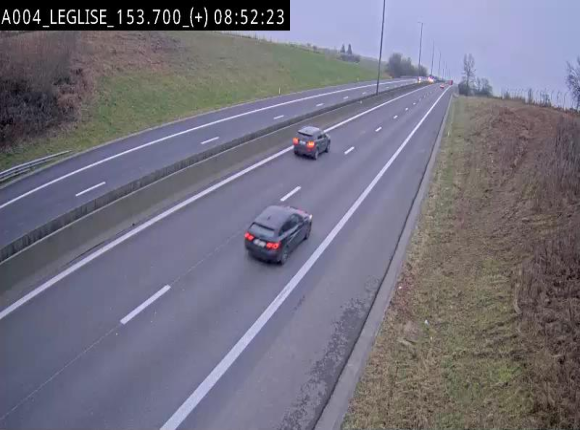 <h2>Webcam autoroute E411 à hauteur de Léglise, en direction de Luxembourg</h2>