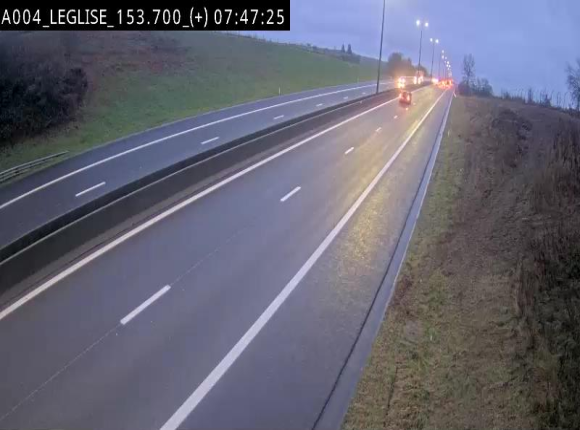 Webcam autoroute E411 à hauteur de Léglise, en direction de Luxembourg