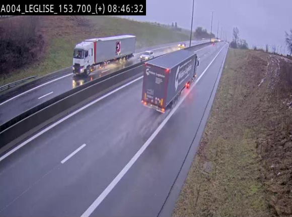 <h2>Webcam autoroute E411 à hauteur de Léglise, en direction de Luxembourg</h2>