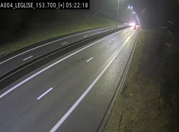 Webcam autoroute E411 à hauteur de Léglise, en direction de Luxembourg