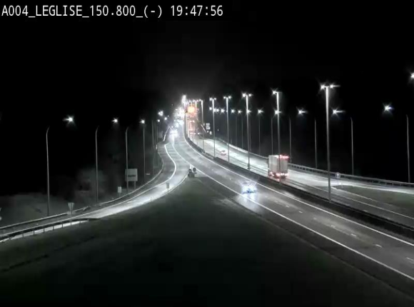 <h2>Webcam E411 dans la Côte de Léglise. Vue orientée vers Bruxelles</h2>