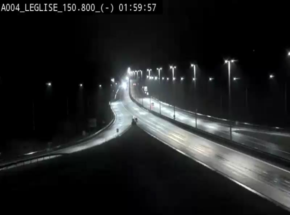<h2>Webcam E411 dans la Côte de Léglise. Vue orientée vers Bruxelles</h2>
