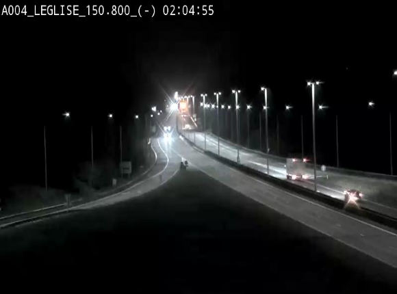 <h2>Webcam E411 dans la Côte de Léglise. Vue orientée vers Bruxelles</h2>