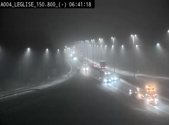 <h2>Webcam E411 dans la Côte de Léglise. Vue orientée vers Bruxelles</h2>