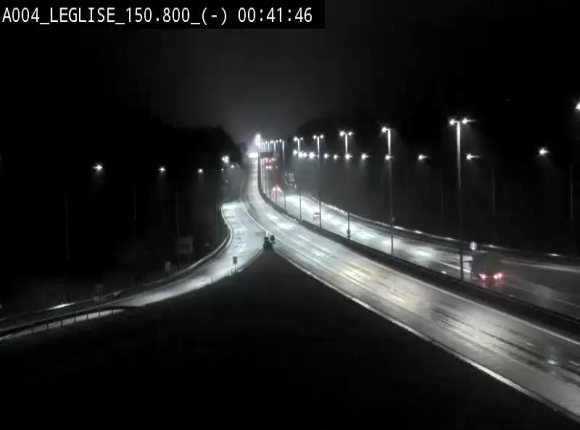 <h2>Webcam E411 dans la Côte de Léglise. Vue orientée vers Bruxelles</h2>
