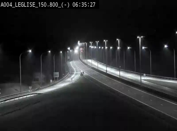 <h2>Webcam E411 dans la Côte de Léglise. Vue orientée vers Bruxelles</h2>