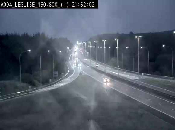 <h2>Webcam E411 dans la Côte de Léglise. Vue orientée vers Bruxelles</h2>