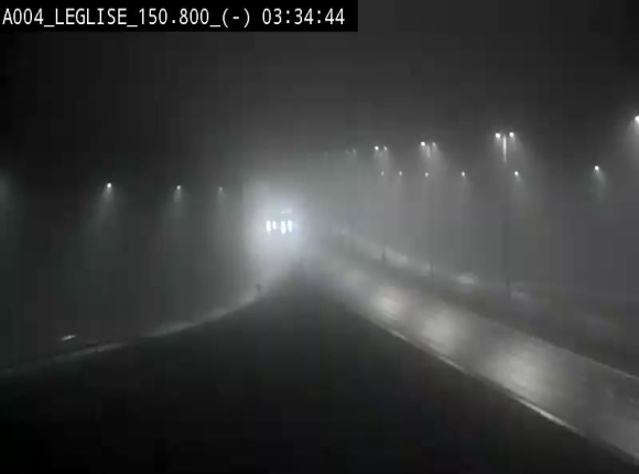 <h2>Webcam E411 dans la Côte de Léglise. Vue orientée vers Bruxelles</h2>