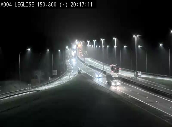 <h2>Webcam E411 dans la Côte de Léglise. Vue orientée vers Bruxelles</h2>