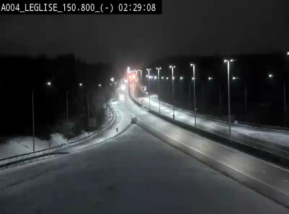 <h2>Webcam E411 dans la Côte de Léglise. Vue orientée vers Bruxelles</h2>