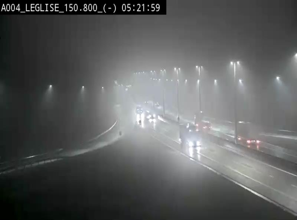 <h2>Webcam E411 dans la Côte de Léglise. Vue orientée vers Bruxelles</h2>
