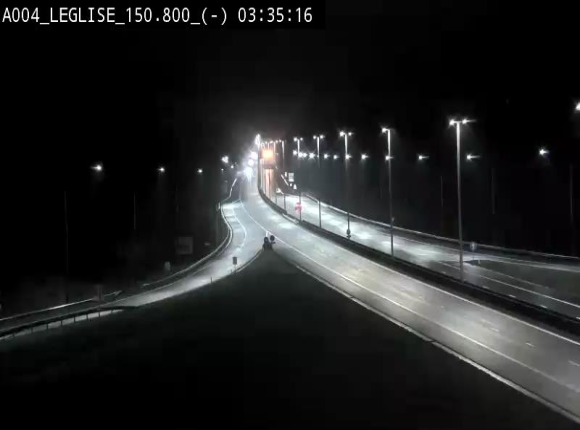 <h2>Webcam E411 dans la Côte de Léglise. Vue orientée vers Bruxelles</h2>