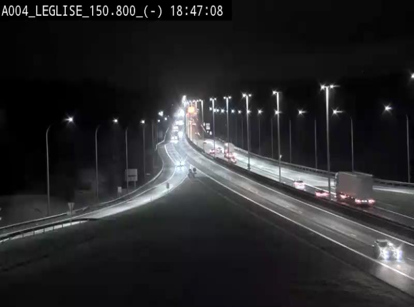<h2>Webcam E411 dans la Côte de Léglise. Vue orientée vers Bruxelles</h2>