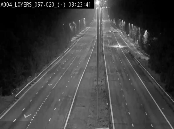 <h2>Webcam E411 au niveau du viaduc de Beez à Loyers, entre Champion et Warissoulx. Vue orientée vers Bruxelles</h2>