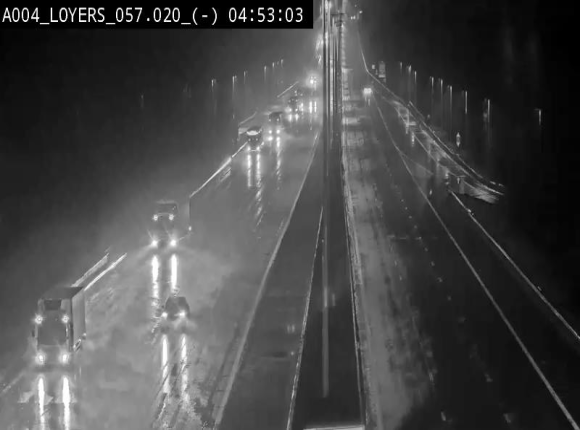<h2>Webcam E411 au niveau du viaduc de Beez à Loyers, entre Champion et Warissoulx. Vue orientée vers Bruxelles</h2>