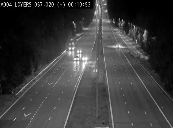 <h2>Webcam E411 au niveau du viaduc de Beez à Loyers, entre Champion et Warissoulx. Vue orientée vers Bruxelles</h2>