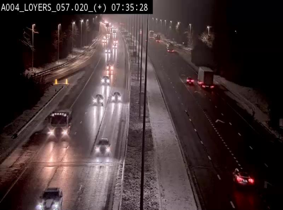 <h2>Webcam dans la montée de Loyers sur l'E411, après le viaduc de Beez en venant de Namur et en direction du Luxembourg</h2>