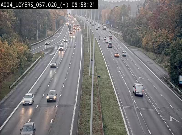 <h2>Webcam dans la montée de Loyers sur l'E411, après le viaduc de Beez en venant de Namur et en direction du Luxembourg</h2>