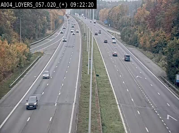 <h2>Webcam dans la montée de Loyers sur l'E411, après le viaduc de Beez en venant de Namur et en direction du Luxembourg</h2>