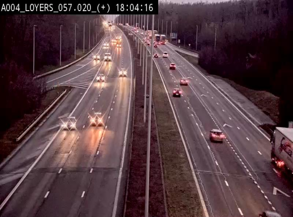 <h2>Webcam dans la montée de Loyers sur l'E411, après le viaduc de Beez en venant de Namur et en direction du Luxembourg</h2>