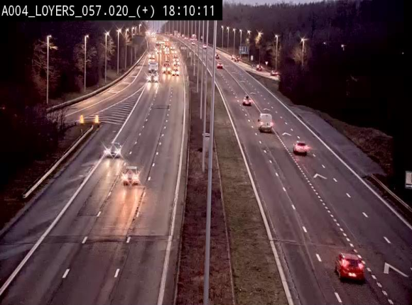 <h2>Webcam dans la montée de Loyers sur l'E411, après le viaduc de Beez en venant de Namur et en direction du Luxembourg</h2>