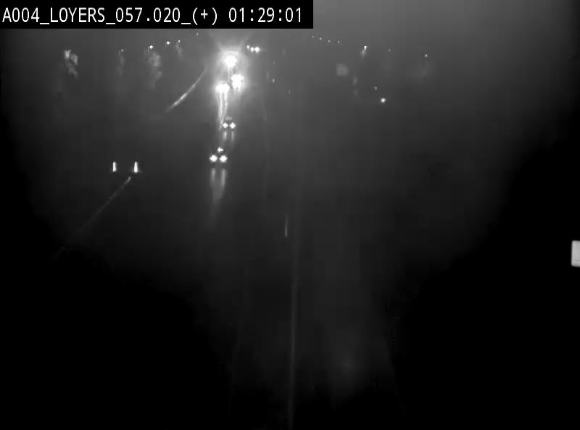 Webcam dans la montée de Loyers sur l'E411, après le viaduc de Beez en venant de Namur et en direction du Luxembourg