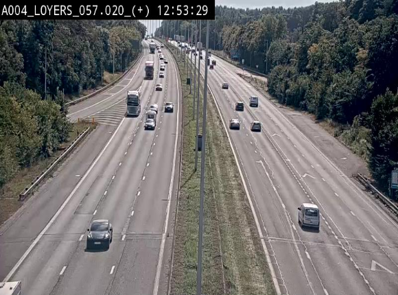 <h2>Webcam dans la montée de Loyers sur l'E411, après le viaduc de Beez en venant de Namur et en direction du Luxembourg</h2>