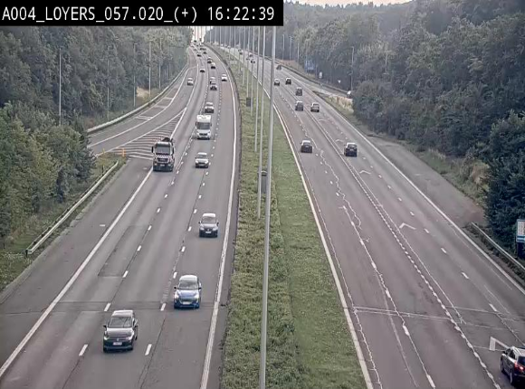 <h2>Webcam dans la montée de Loyers sur l'E411, après le viaduc de Beez en venant de Namur et en direction du Luxembourg</h2>