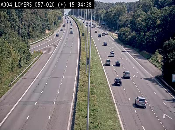 <h2>Webcam dans la montée de Loyers sur l'E411, après le viaduc de Beez en venant de Namur et en direction du Luxembourg</h2>