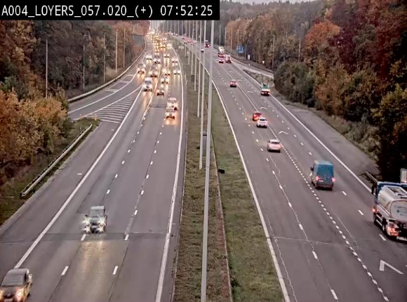 <h2>Webcam dans la montée de Loyers sur l'E411, après le viaduc de Beez en venant de Namur et en direction du Luxembourg</h2>
