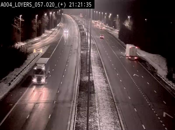 <h2>Webcam dans la montée de Loyers sur l'E411, après le viaduc de Beez en venant de Namur et en direction du Luxembourg</h2>