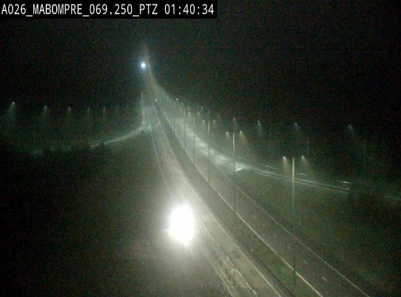 <h2>Webcam E25 (A26) à Mabompré. Vue orientée vers Liège</h2>