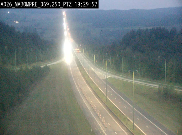 <h2>Webcam E25 (A26) à Mabompré. Vue orientée vers Liège</h2>