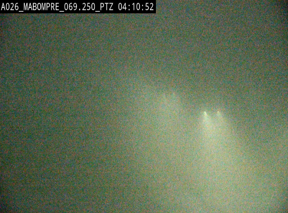 Webcam E25 (A26) à Mabompré. Vue orientée vers Liège
