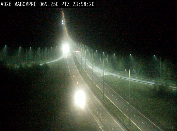 <h2>Webcam E25 (A26) à Mabompré. Vue orientée vers Liège</h2>