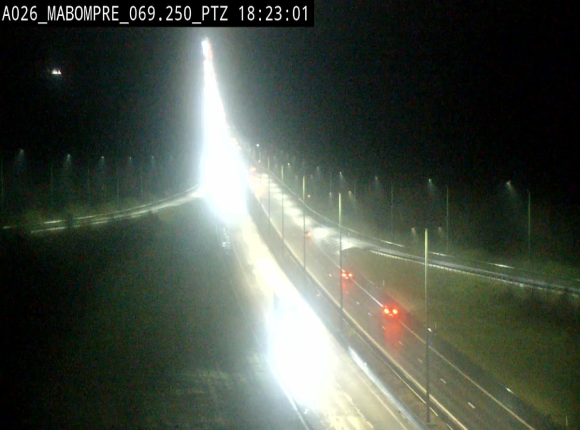 <h2>Webcam E25 (A26) à Mabompré. Vue orientée vers Liège</h2>