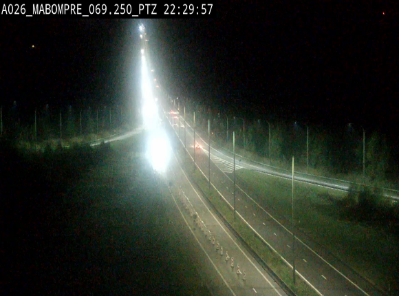 Webcam E25 (A26) à Mabompré. Vue orientée vers Liège