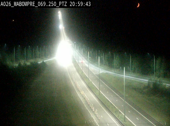 <h2>Webcam E25 (A26) à Mabompré. Vue orientée vers Liège</h2>