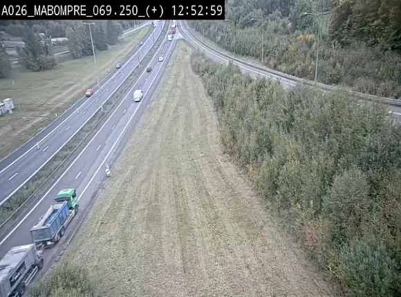 <h2>Webcam E25 (A26) à Mabompré. Vue orientée vers le Luxembourg</h2>