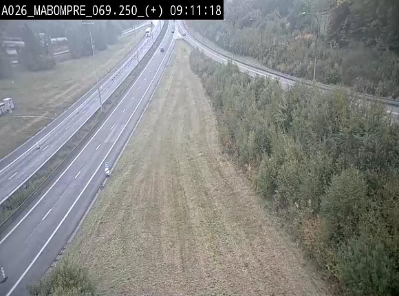 <h2>Webcam E25 (A26) à Mabompré. Vue orientée vers le Luxembourg</h2>