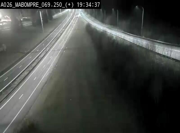 Webcam E25 (A26) à Mabompré. Vue orientée vers le Luxembourg