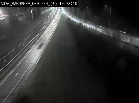Webcam E25 (A26) à Mabompré. Vue orientée vers le Luxembourg