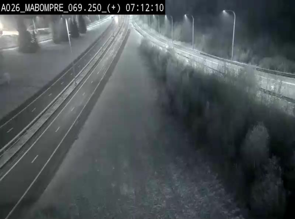 Webcam E25 (A26) à Mabompré. Vue orientée vers le Luxembourg