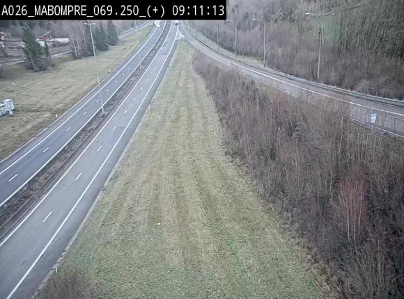 <h2>Webcam E25 (A26) à Mabompré. Vue orientée vers le Luxembourg</h2>